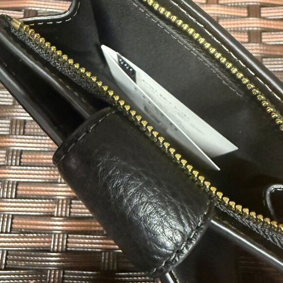 coach Medium Corner Zip Wallet With Leopard Print cbt25 - Picture 4 of 6